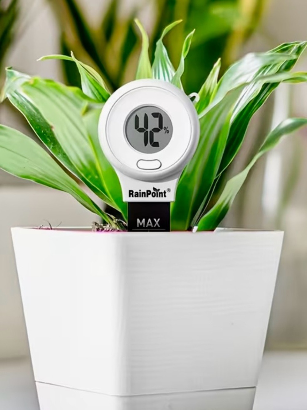 NIB RAINPOINT DIGITAL SOIL MOISTURE METER QUICK EASY PRECISE GARDEN TOOL